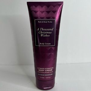 Bath & Body Works A Thousand Christmas Wishes Body Cream 8 oz New